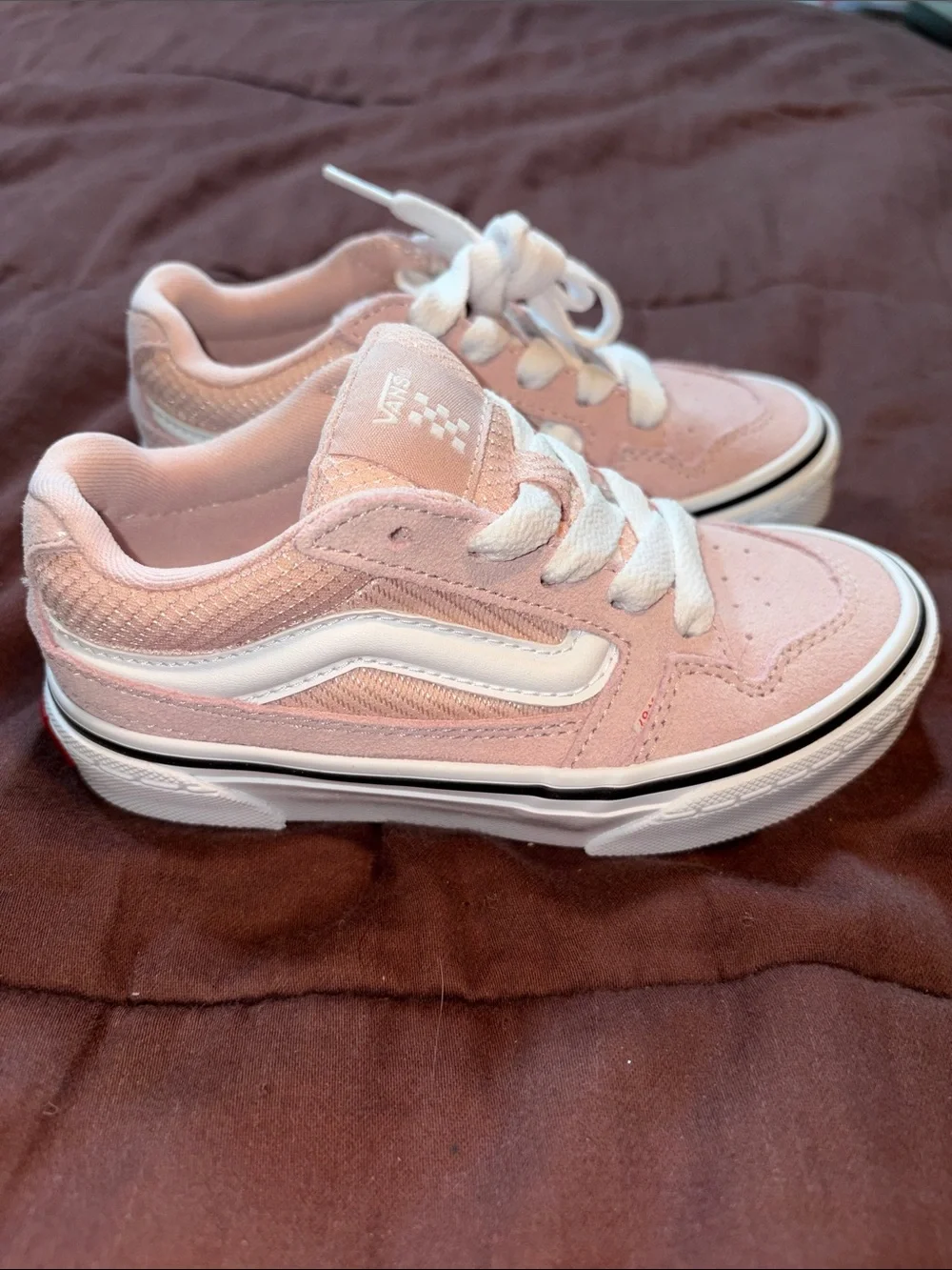 Vans light pink